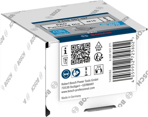 Embalaje de la matriz de punzonado Bosch PRO M16.